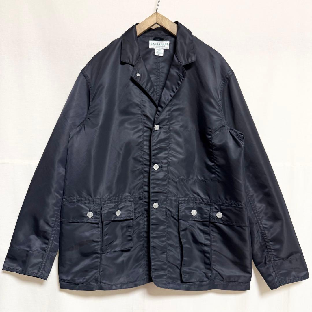 ⬜︎XLサイズ！SASSAFRAS ナイロンカバーオールジャケット
