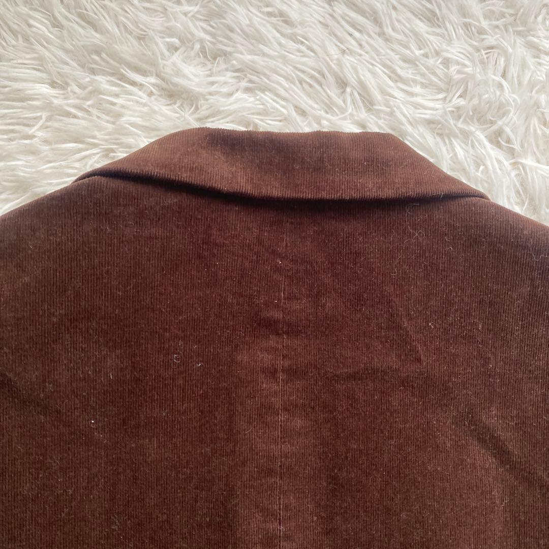 美品　ナノユニバース コーデュロイ セットアップ ブラウン　L