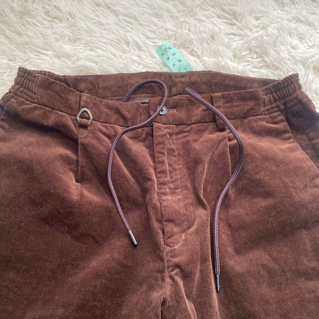 美品　ナノユニバース コーデュロイ セットアップ ブラウン　L