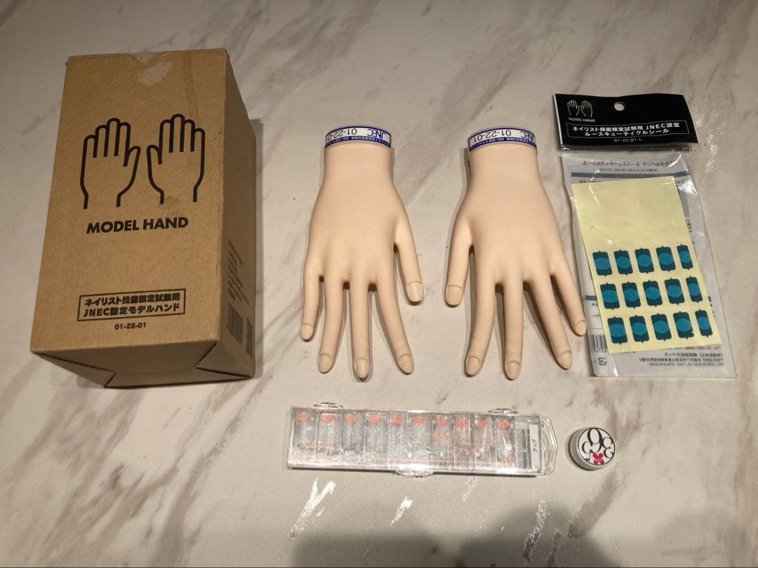 STモデルハンド右手 ネイリスト技能検定試験用 JNEC認定モデルハンド
