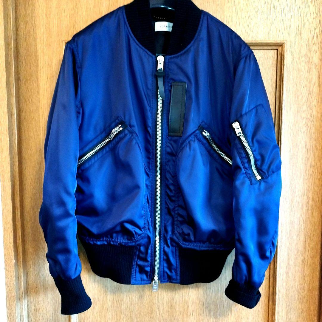 COACH MA-1 フライトジャケット ネイビー