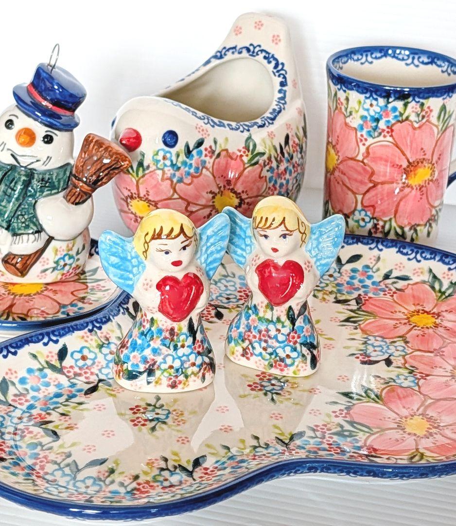 ポーリッシュポタリー VENA コーラルピンクセット♡.*・゜