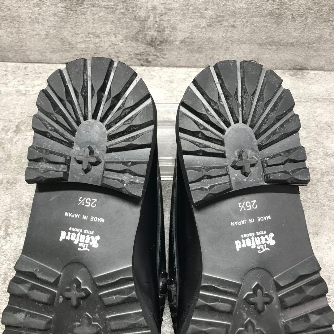 【美品】The Kenford タンクソール キルトタッセル ローファー 黒