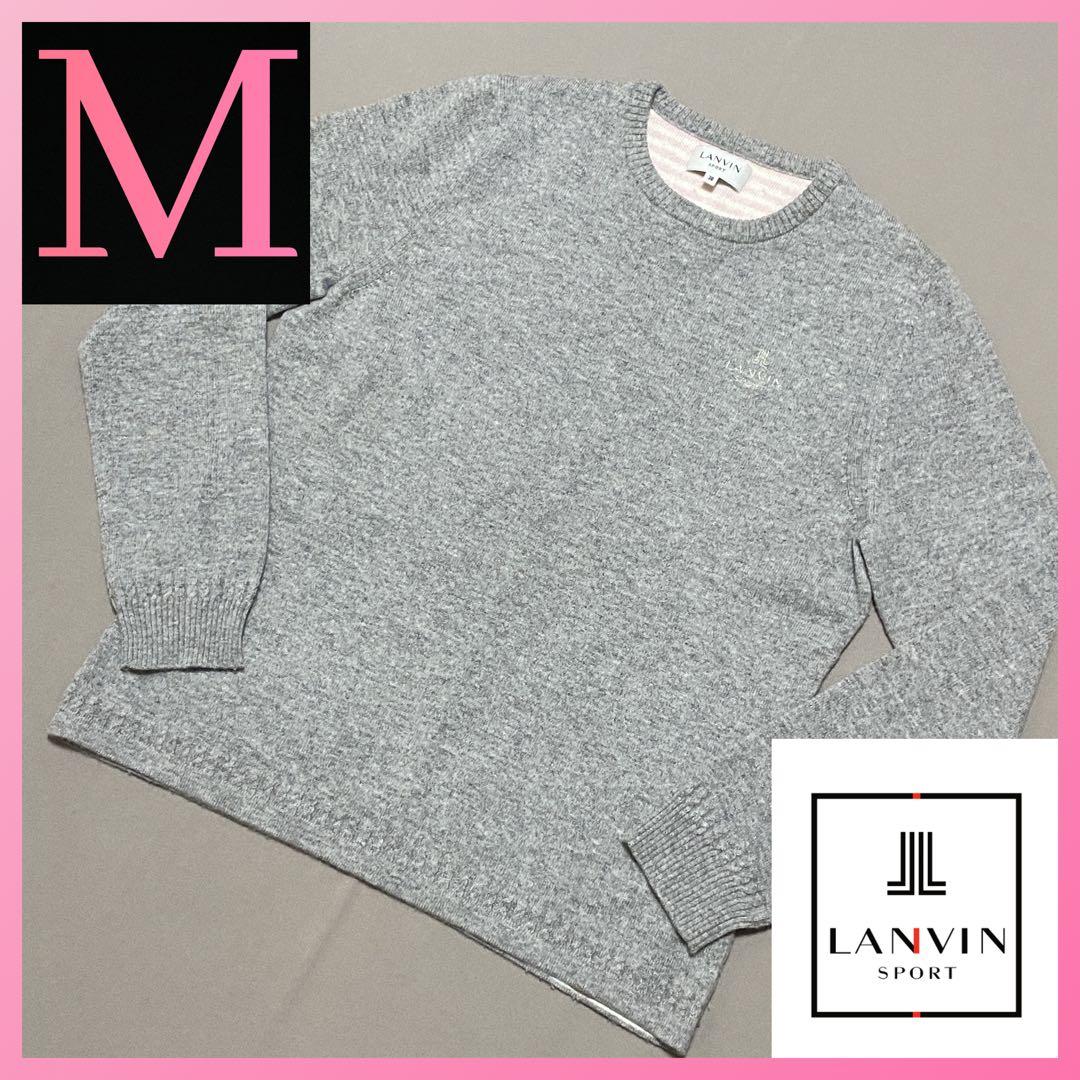 ランバンスポールLANVIN SPORT カシミヤニットセーター 38