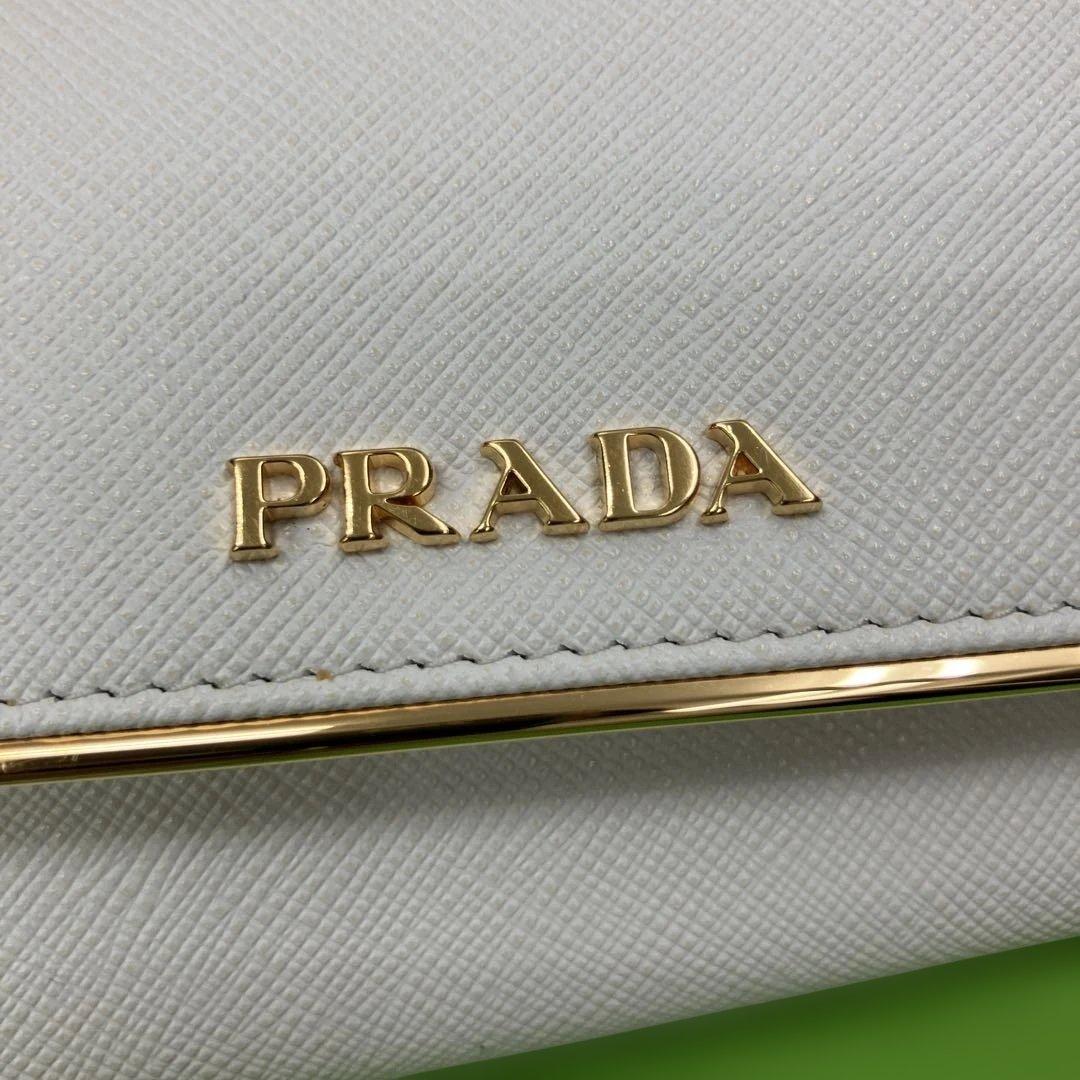 新品未使用‼️【PRADA】長財布 1MH311 サフィアーノ レザー ビアンコ