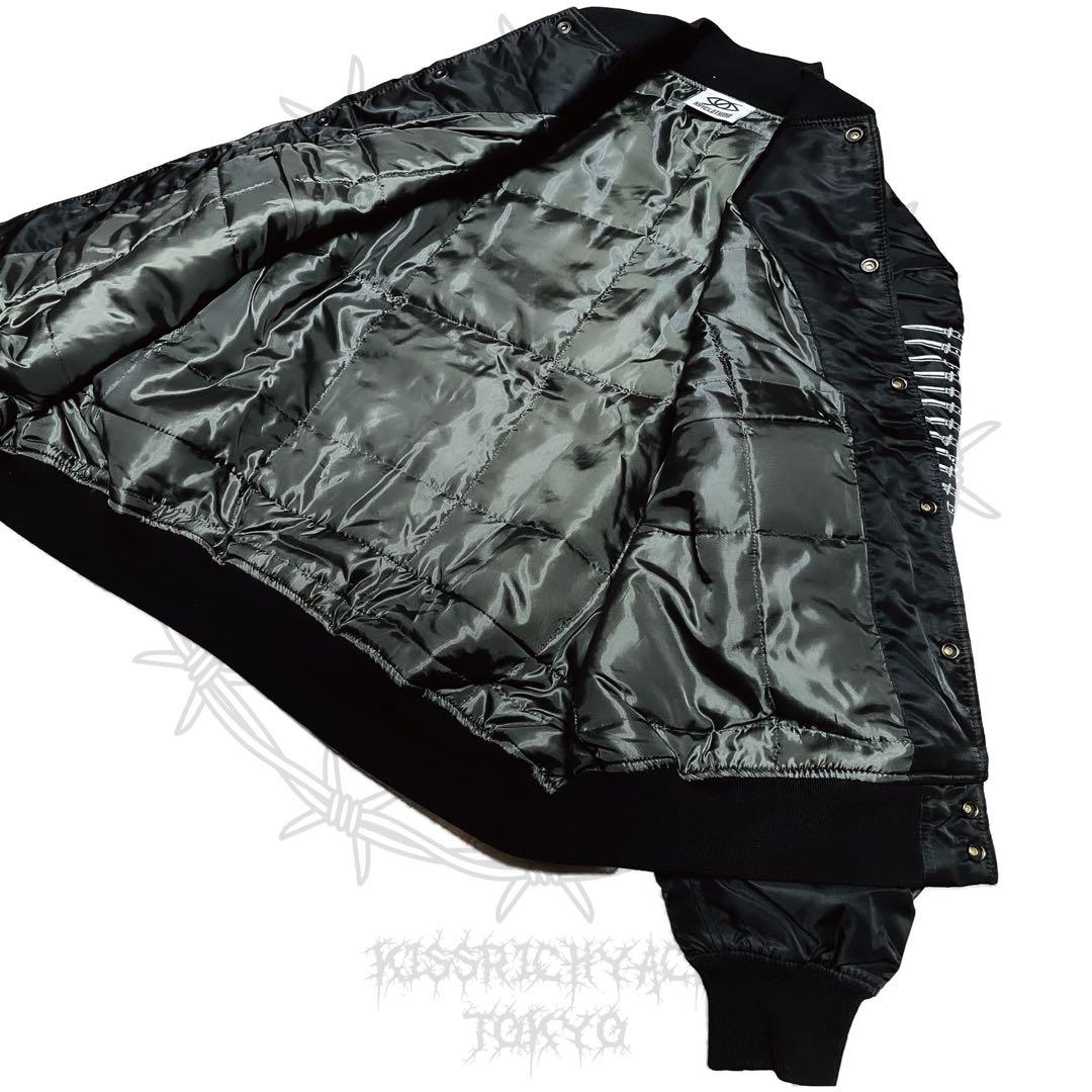 KRY CLOTHING DAEKI BIGサイズ中綿スタジャン ブラック L