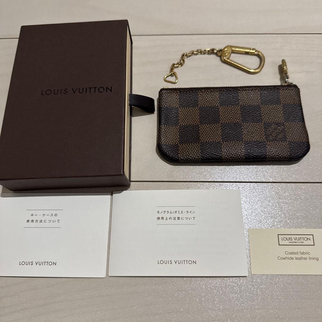 【難あり】　LOUISVUITTON ダミエ小銭入れ兼キーケース ポシェットクレ