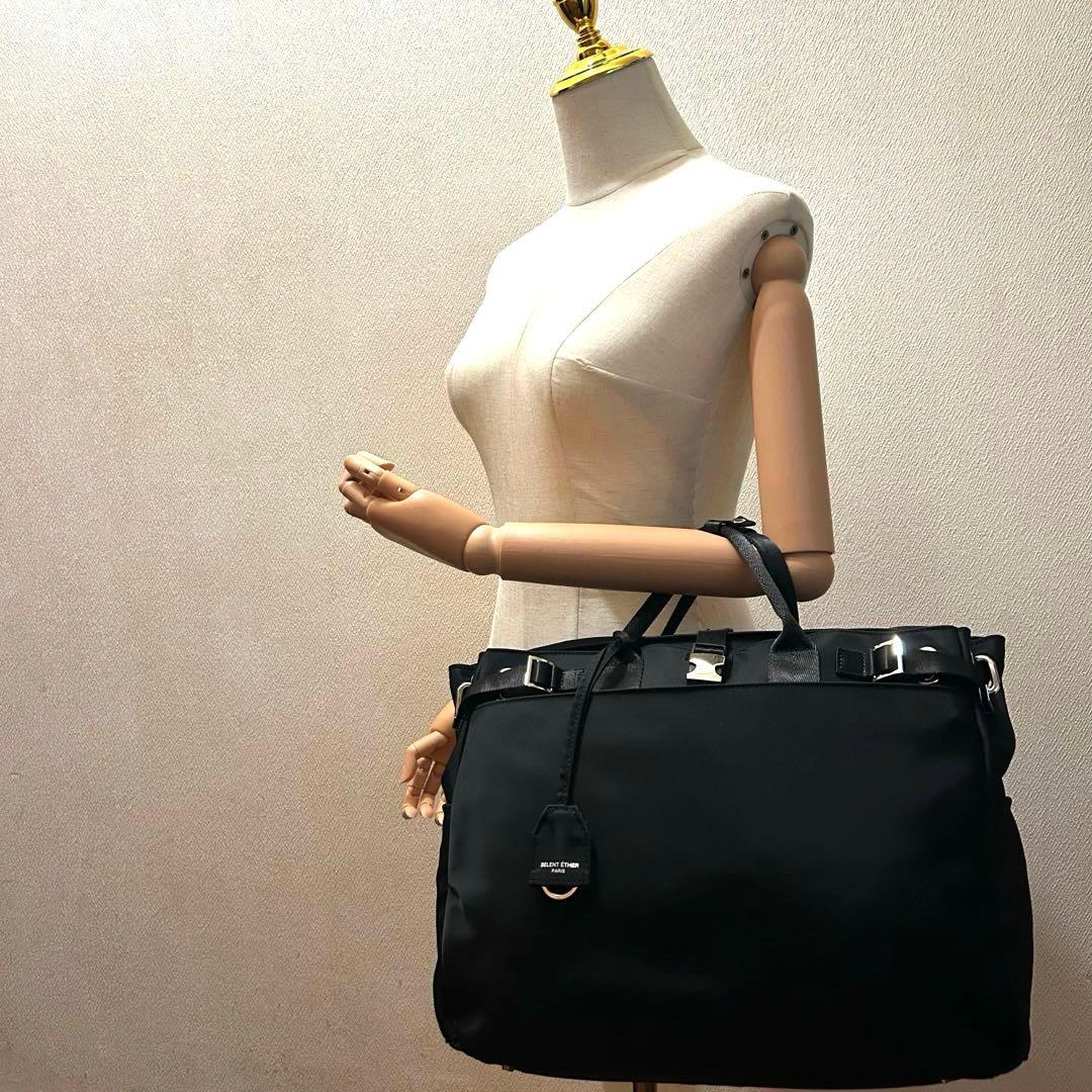 【美品】SELENT ETHER セレーンエテール 3WAY ビジネスバッグ　黒