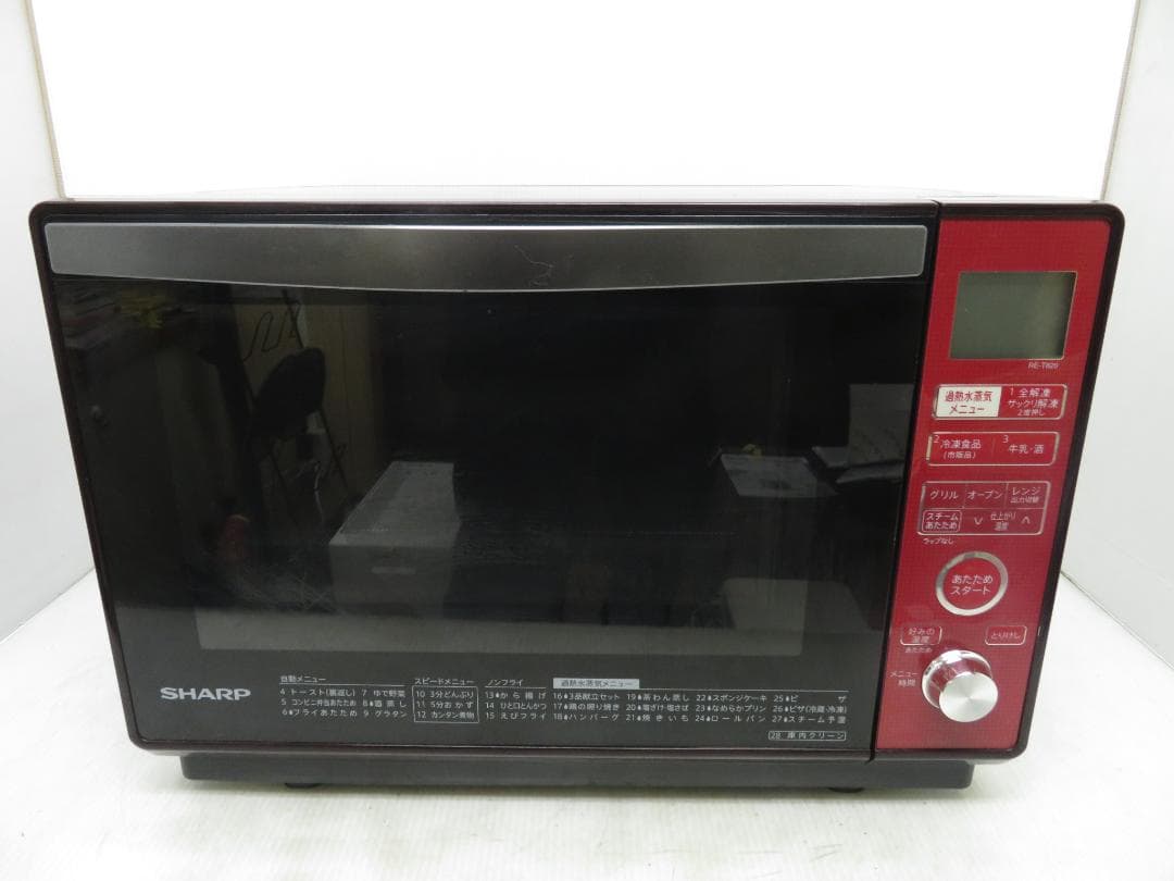 シャープ 加熱水蒸気 オーブンレンジ 電子レンジ 23L RE-T820-R