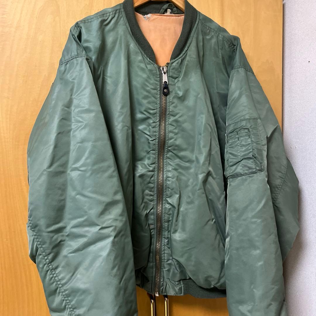 【超ビッグサイズ】極太アーム MA-1 フライトジャケット ゆるだぼ 太袖