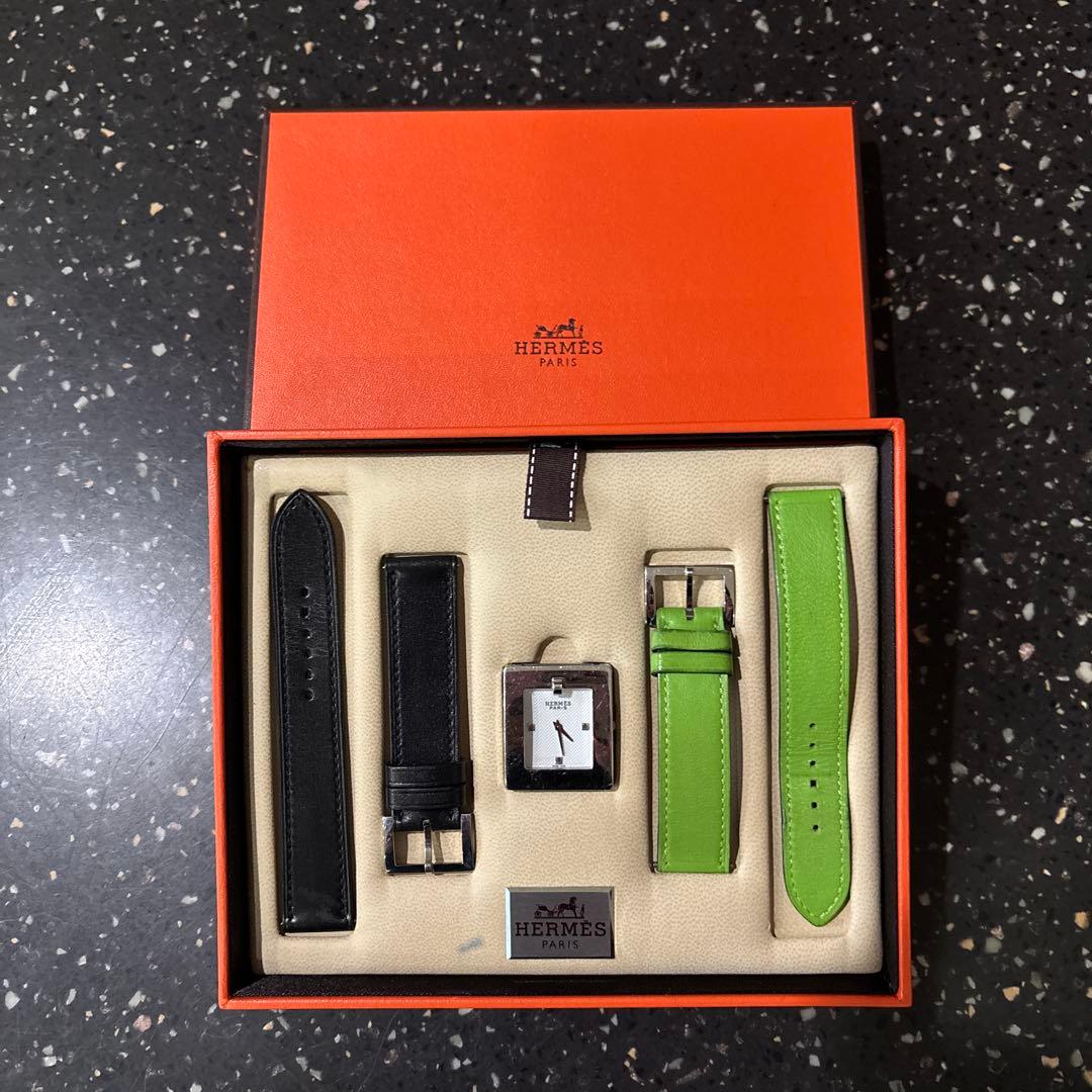HERMES クォーツ腕時計 ストラップ付き