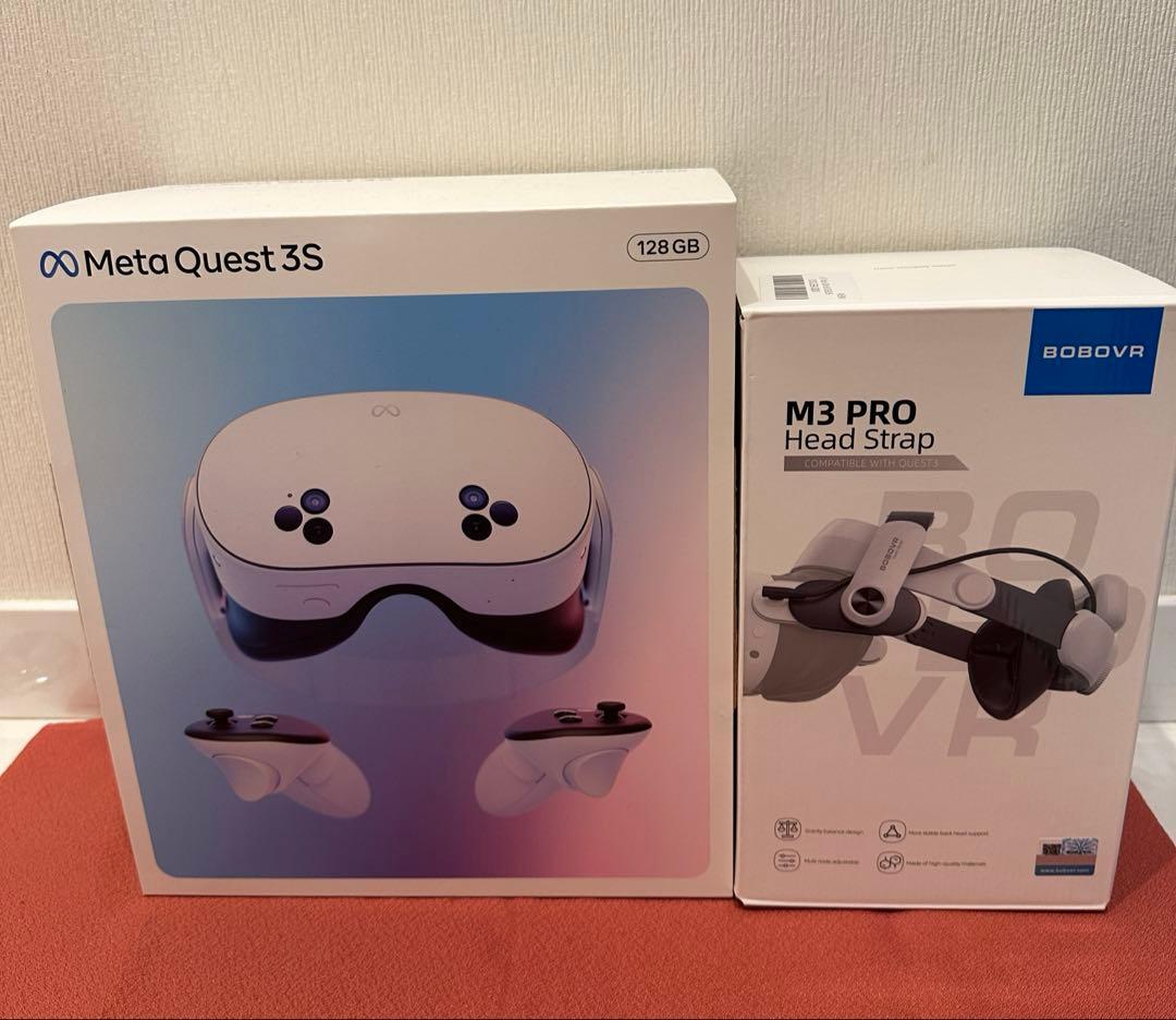  Quest 3S（128GB） BOBOVR M3 Pro付き　美品