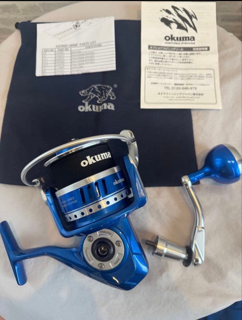 激安okuma AZORES8000P スピニングリール