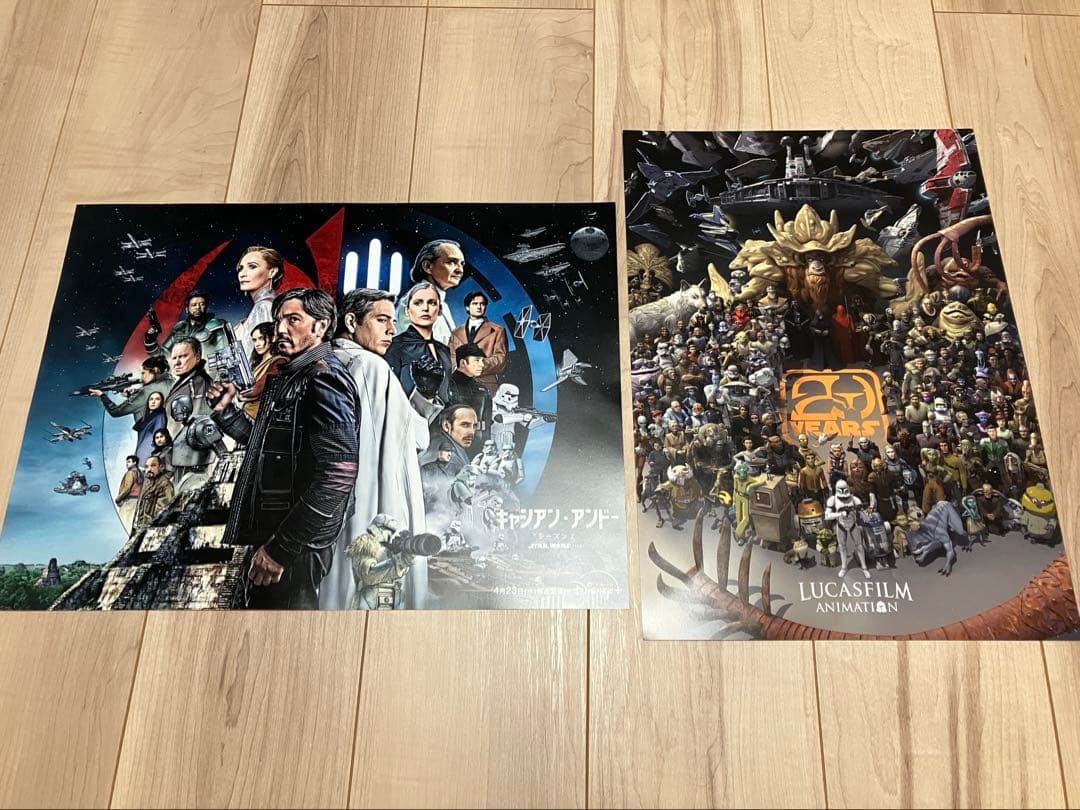 スターウォーズ ルーカスフィルムアニメーション 20周年ポスター セット