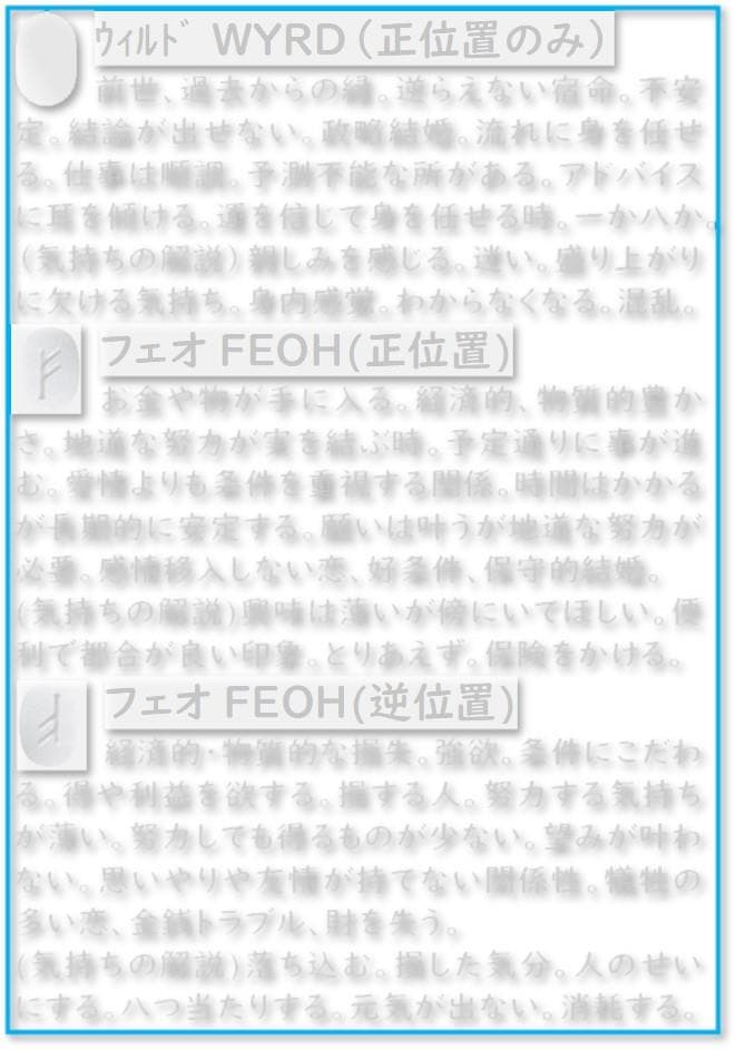 気持ちが占えるルーンの石　解説書＆占いカウンセラー収入UP秘訣書２冊セット