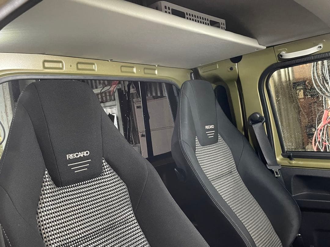 ★リアシェルフ★取り付け簡単★ハイゼットジャンボ★S500系★リア棚　グレー★