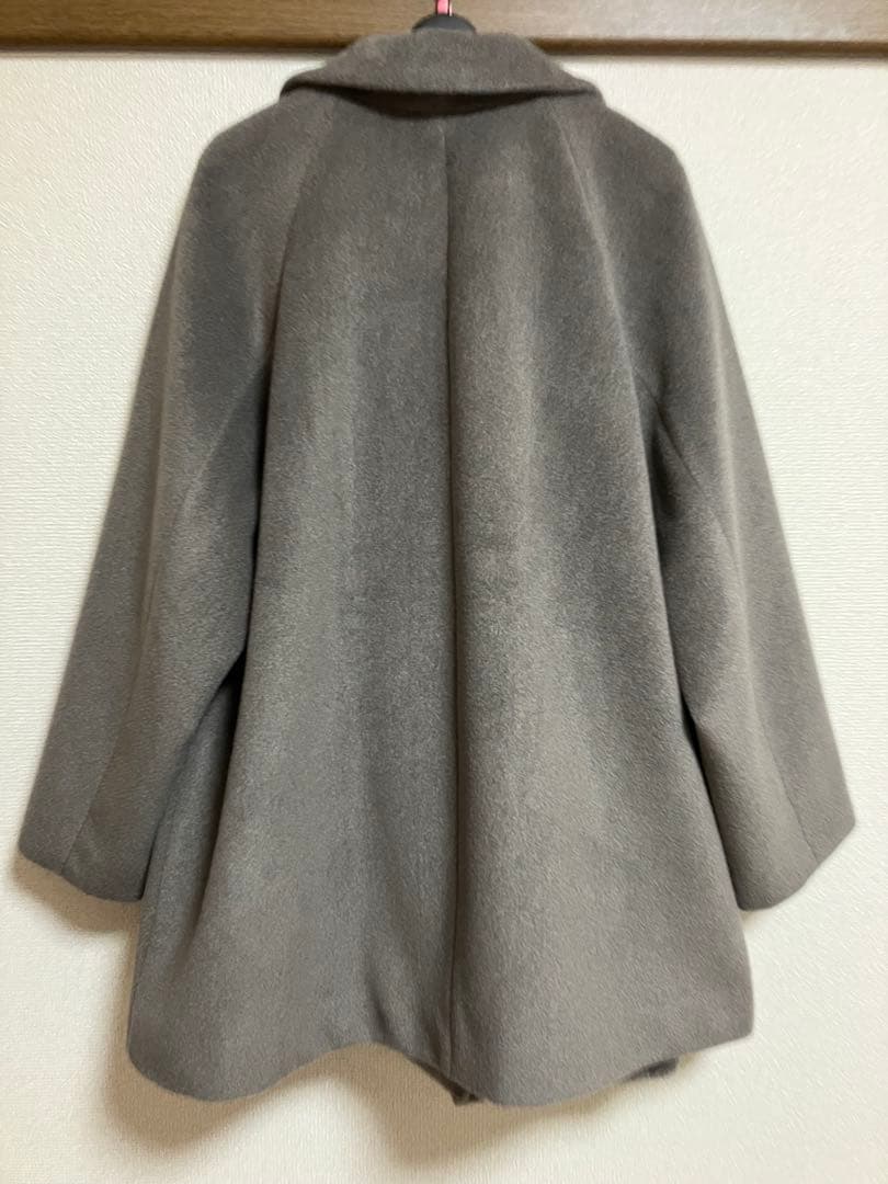 【タグ付】GLOBAL WORK 軽やかストレッチ襟2WAYミドルコートMサイズ