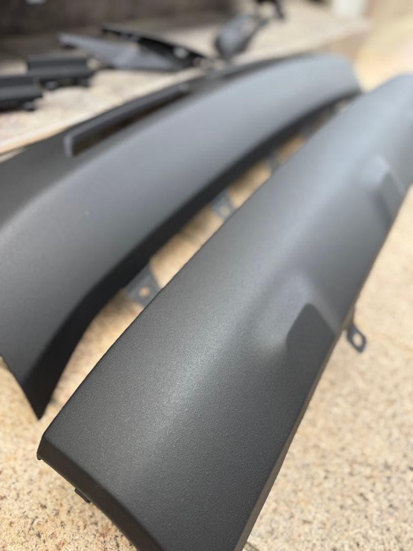 ① デリカd5 グリル　リア　ロアバンパー　フルセット　ラプターライナー塗装