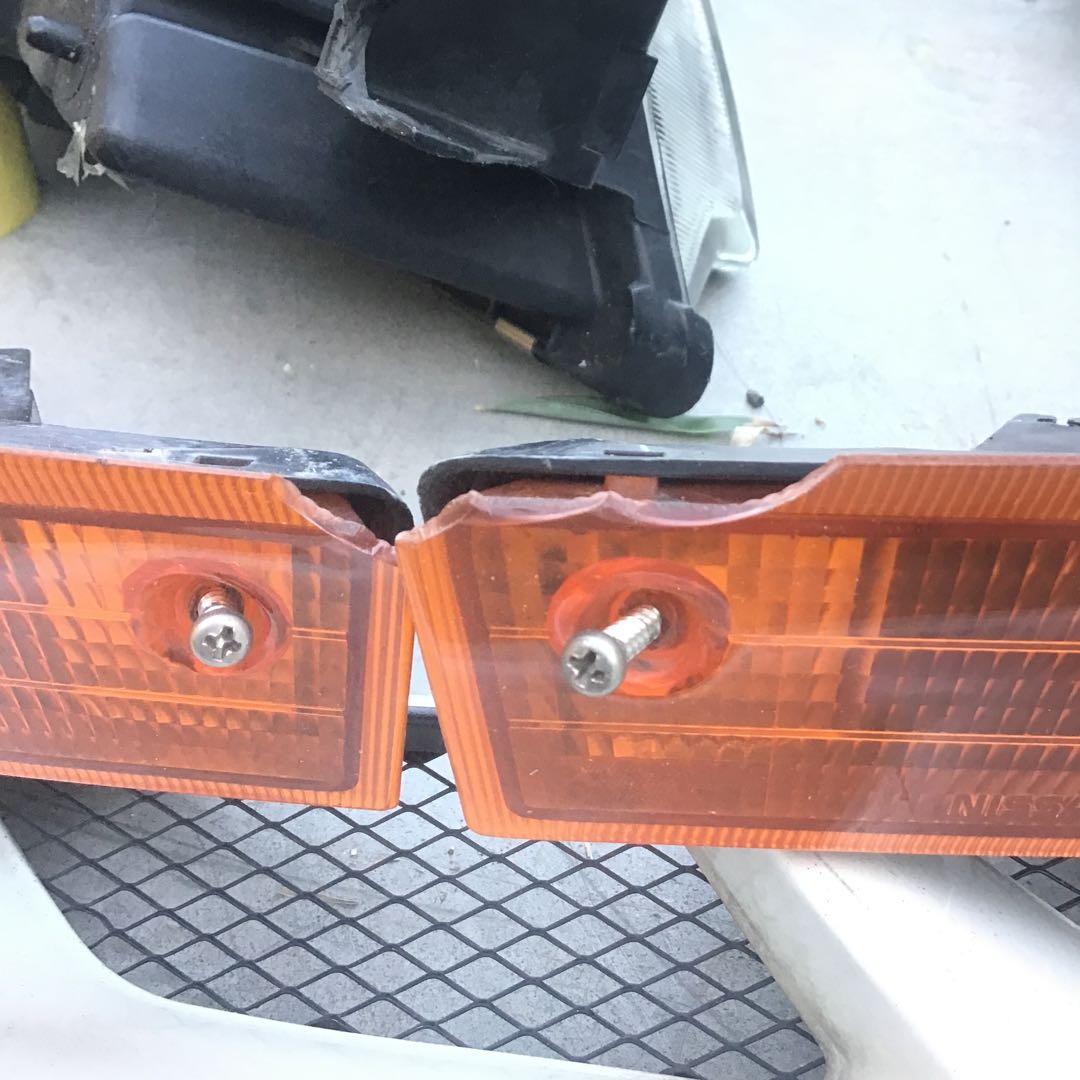 シルビア S14 後期 ヘッドライト グリル ウインカーセット