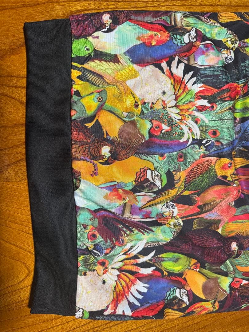 極美品 adidas ジャージ トラックジャケット 鳥 総柄 OTサイズ