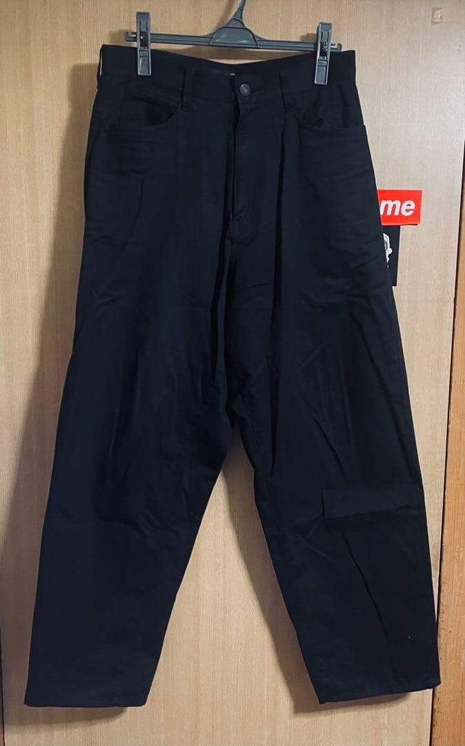 や*ぬ様 lad musician 24SS ワイドパンツ 黒 size44