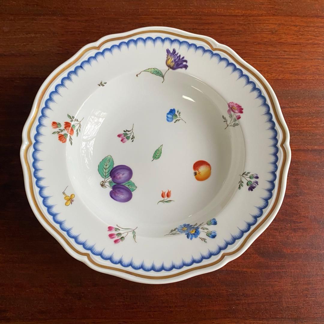 リチャードジノリ　フルーツ柄 20cmプレート　 2枚セット