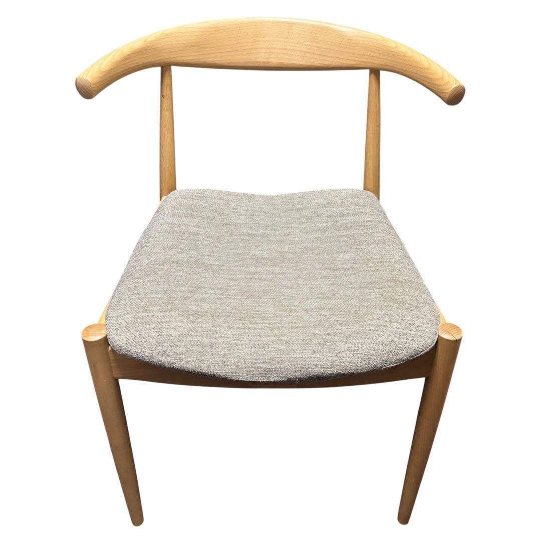 美品 ニトリ ダイニングチェア NコレクションC-01 アームチェア 2脚セット