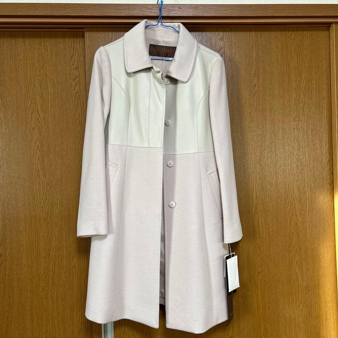 BALMAIN チェスターコート ホワイト