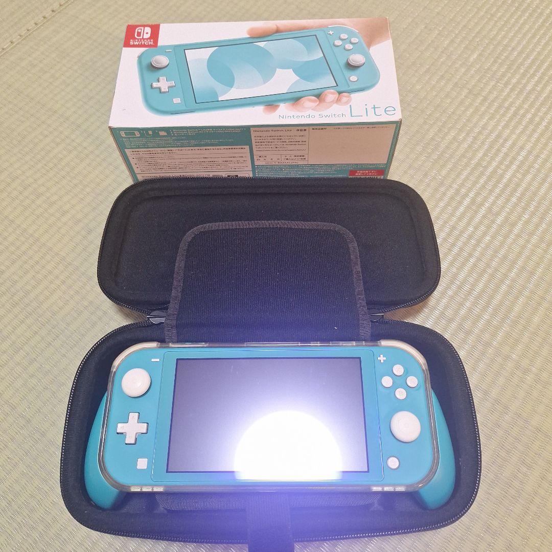 Nintendo Switch Lite ターコイズ ケース付き