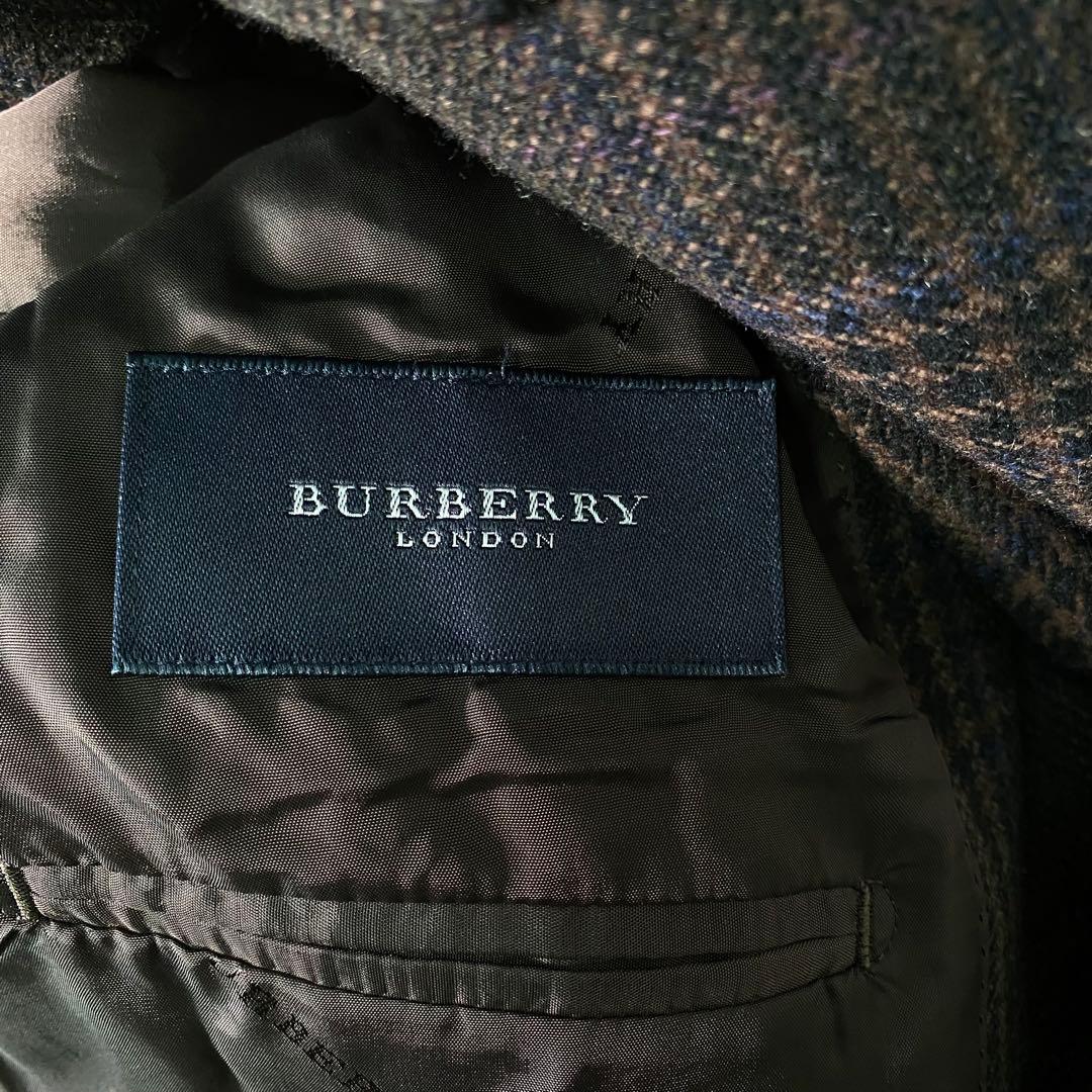 夢夢 BURBERRY カシミヤ混ノバチェックジャケット