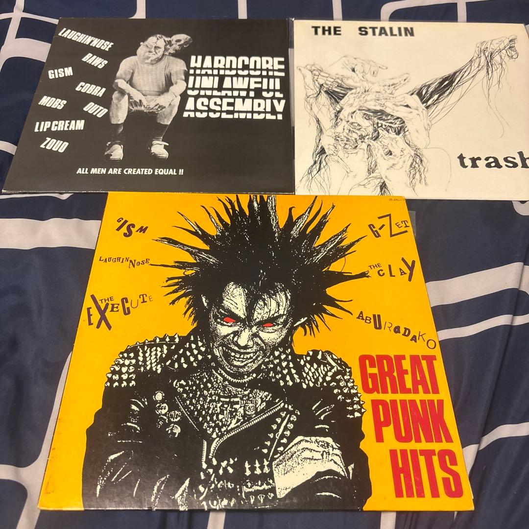 PUNK LP 3枚セット/GREAT PUNK HITS/ハードコア不法