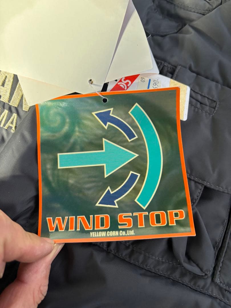 【新品未使用】YELLOW CORN モータージャケット 防風 パッド付き