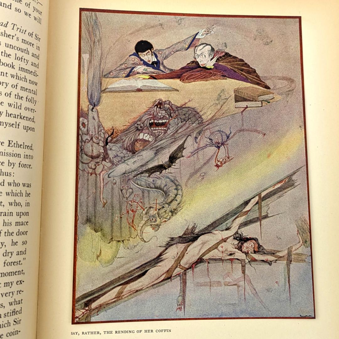 奇妙奇天烈 ハリー クラーク挿画本★ポオ怪奇小説集 カラー図版総揃1933年初版