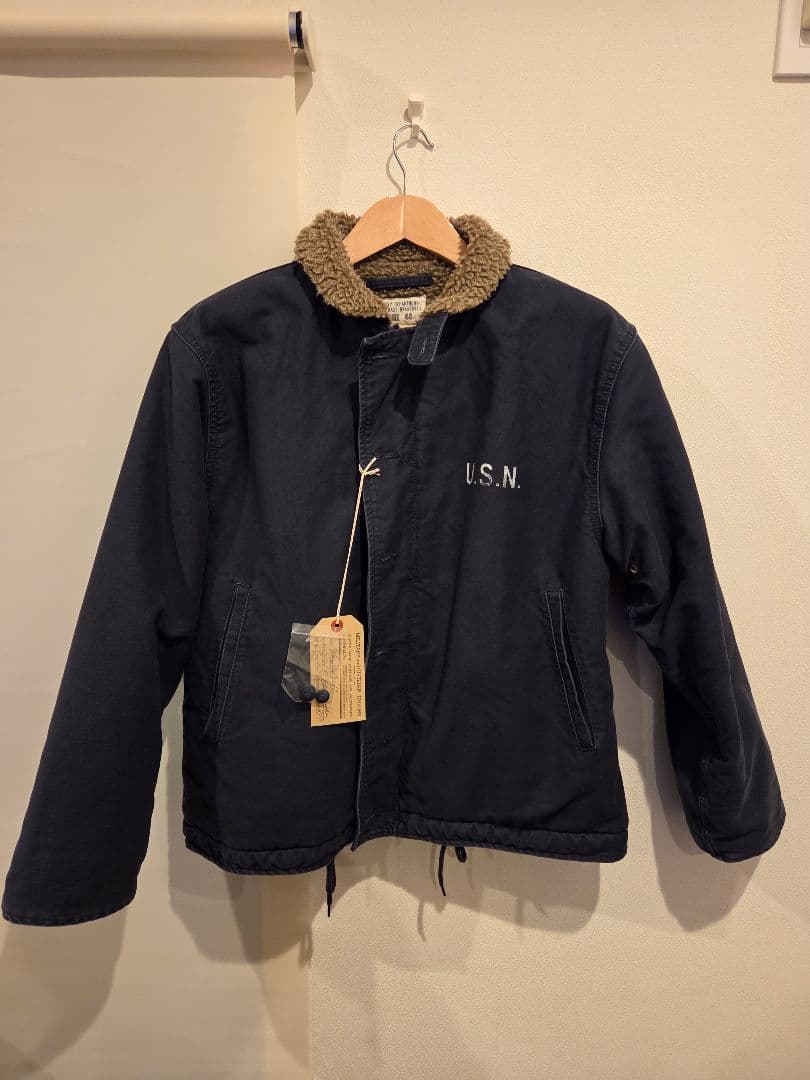 WAIPER.inc U.S.NAVY N-1 デッキジャケット USED加工