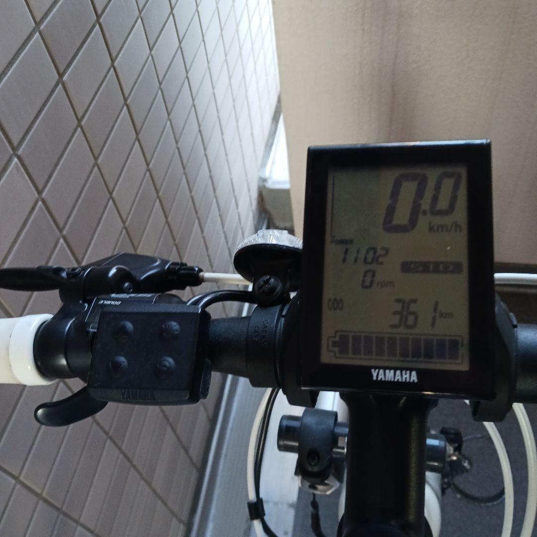 YAMAHA YPJ C 電動アシスト付きホワイトクロスバイク