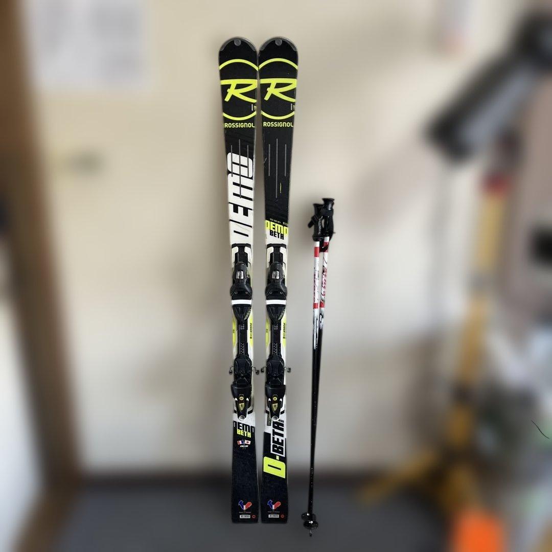 ROSSIGNOL DEMO BETA 166cm スキー板 ストック