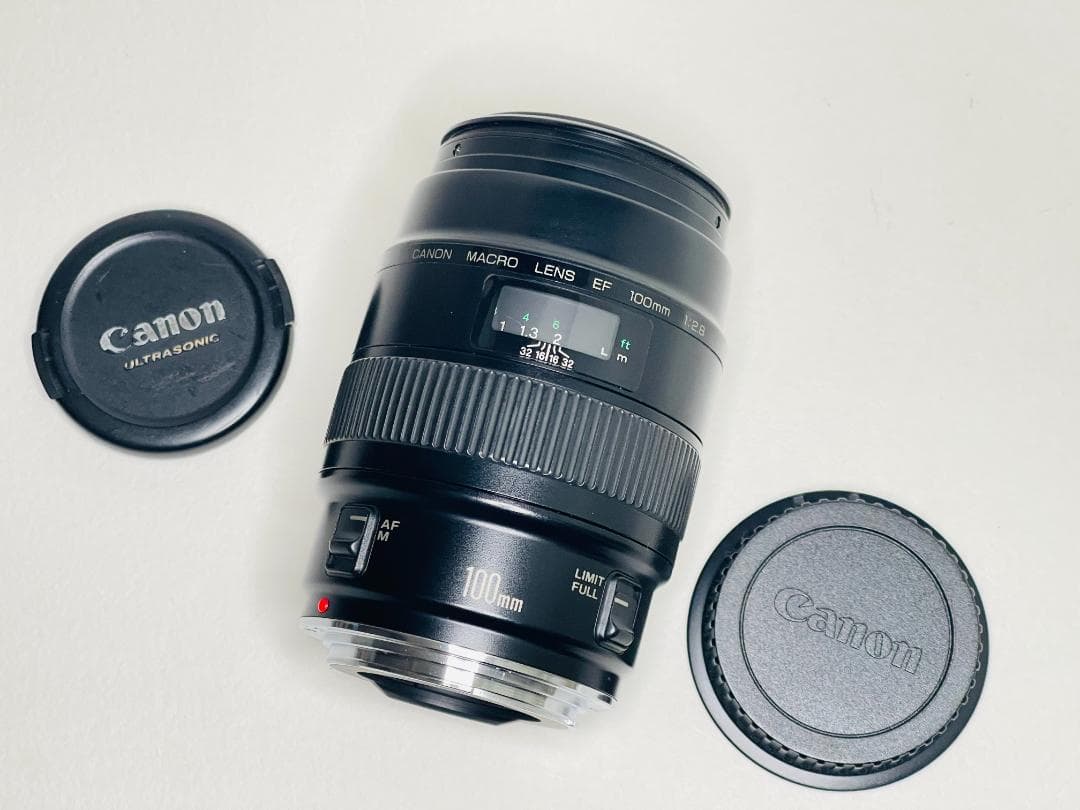 ❁完動/美品❁Canon キャノン EF 100mm F2.8 マクロレンズ