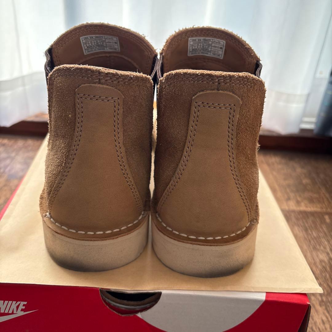 UGG ベージュ スエード サイドゴアブーツ