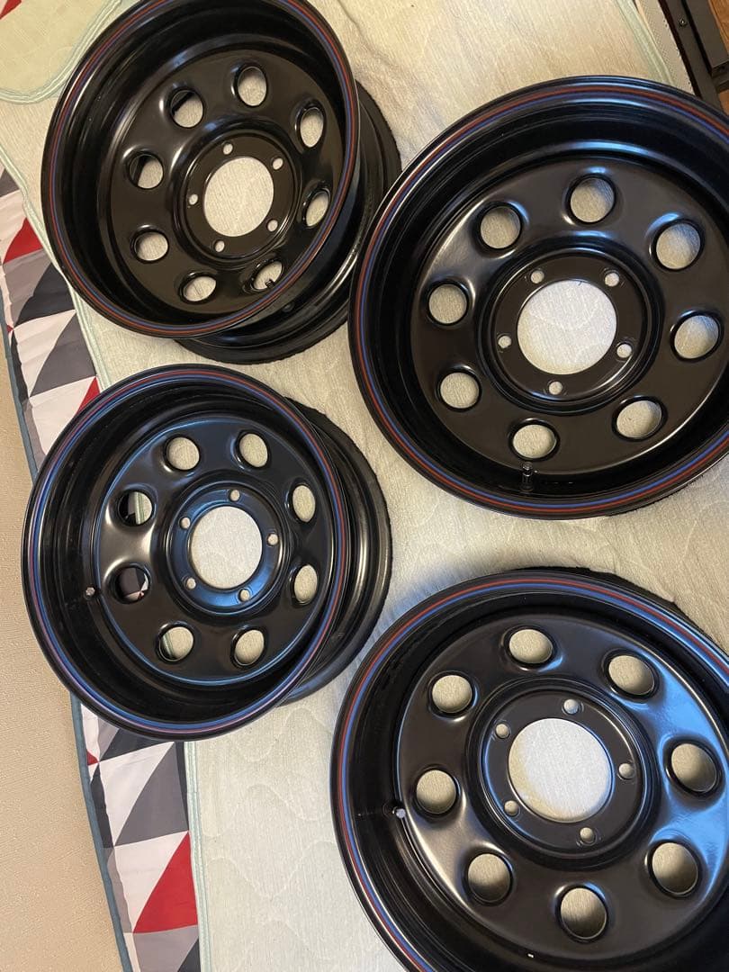 猫*X様 まつど家鉄八4本セット　ジムニーホイール