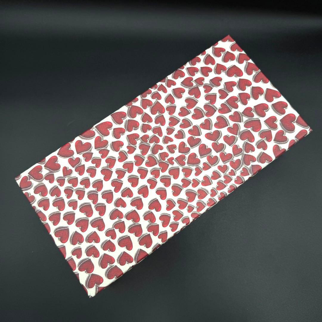 極美品　PRADA ハート柄 フラットシューズ　エナメル　24㎝　箱付き