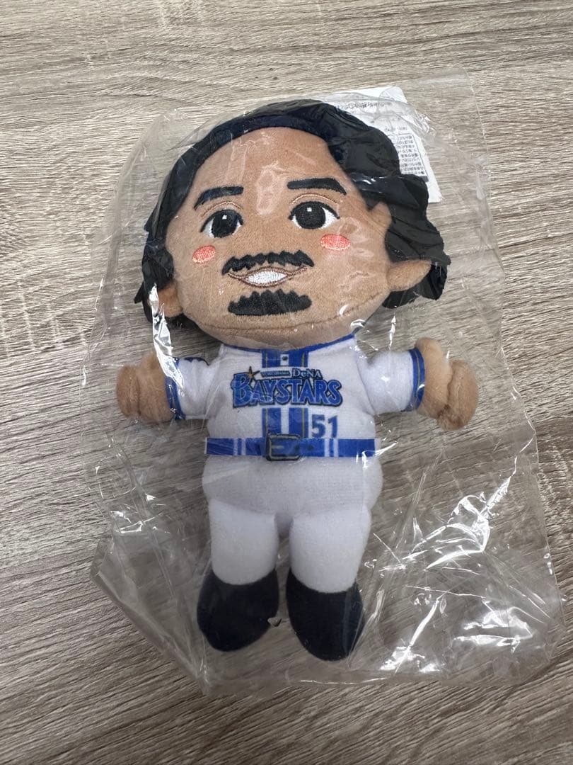 横浜DeNAベイスターズ　宮崎敏朗選手　ぬいぐるみキーチェーン