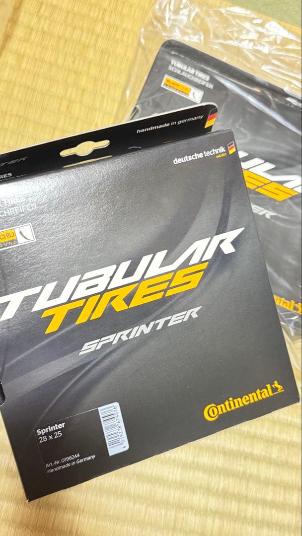 コンチネンタル　チューブラータイヤ　２本