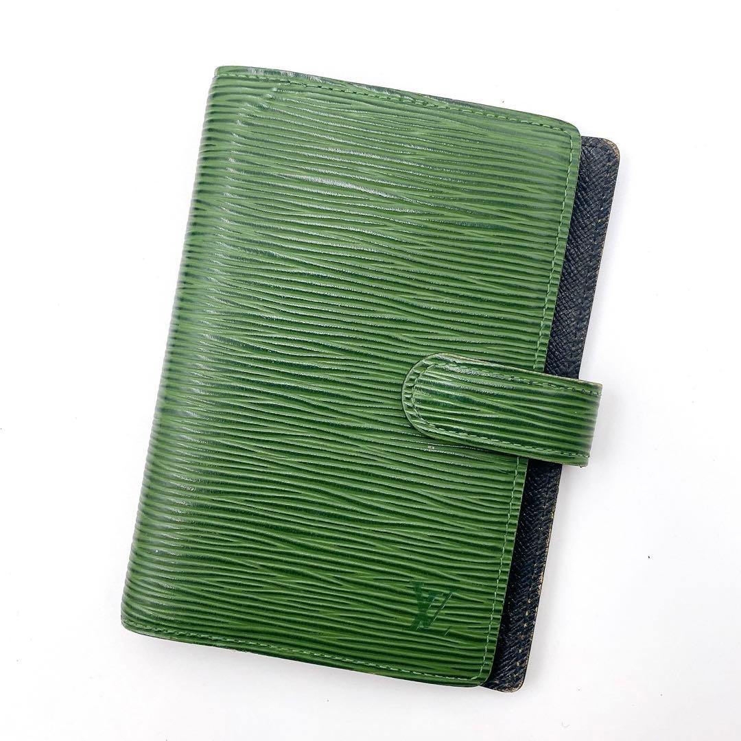 ルイヴィトン エピ アジェンダ PM 手帳カバー 手帳ケース 6穴 グリーン
