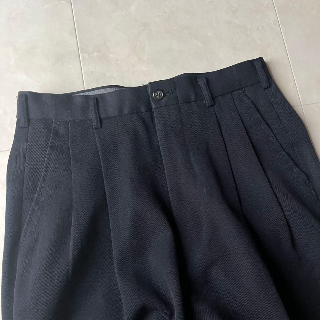 豪華5点セット 小さめ vintage 金ボタン ダブルスーツ 紺