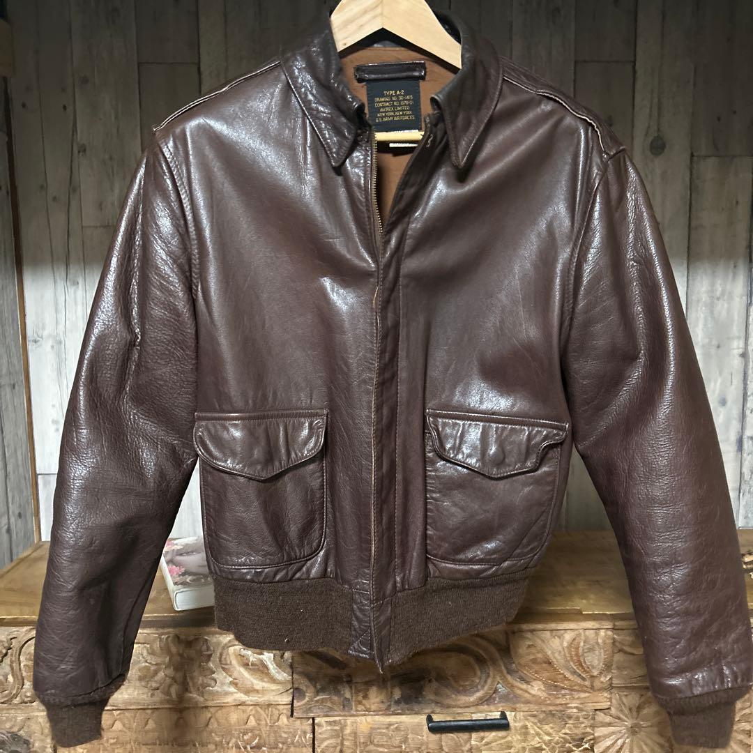 AVIREX A-2 フライトジャケット サイズUS40 バックペイント レア