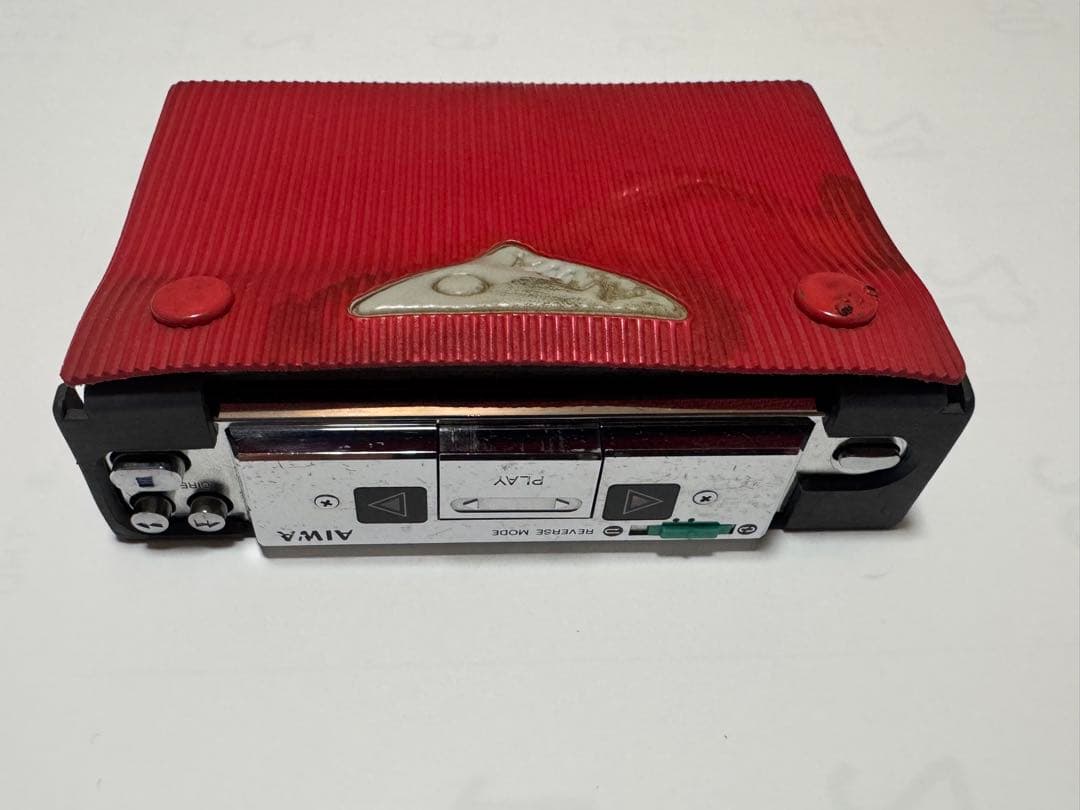 AIWA HS-G9 ステレオカセットプレーヤー レッド 赤 アイワ 美品