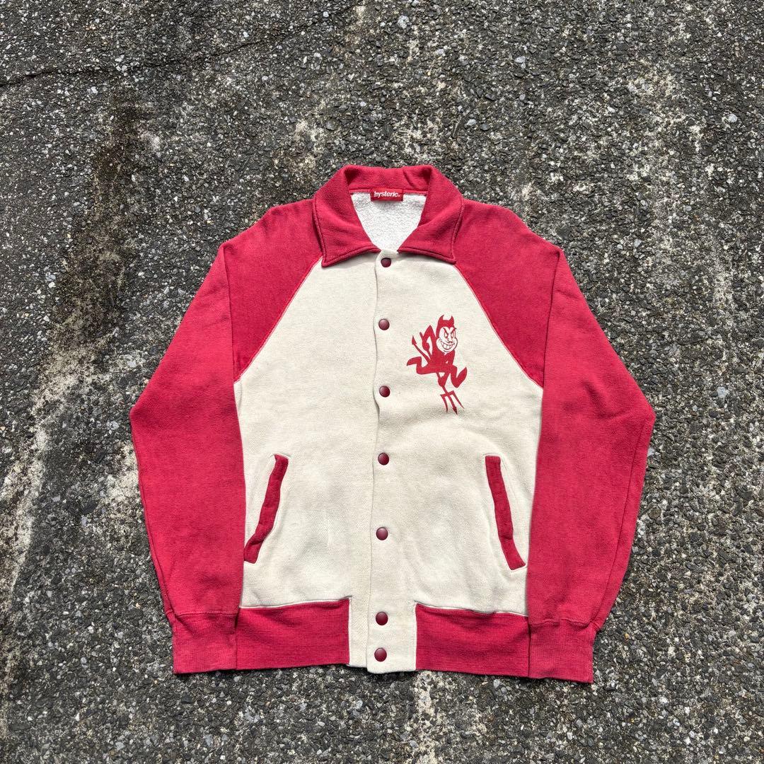 90s Hysteric Glamour スウェット ブルゾン スナップ Y2K