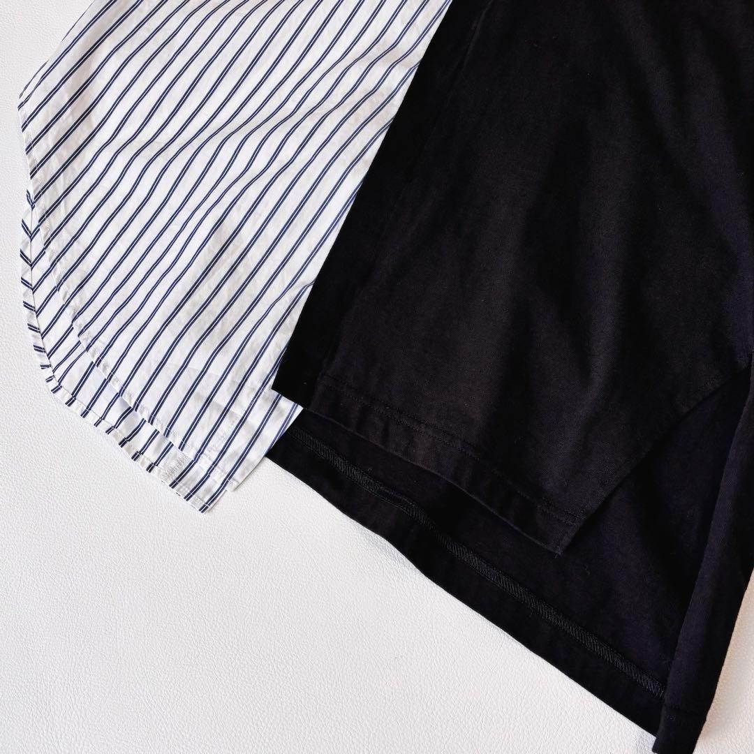 nagonstans ナゴンスタンス アシンメトリー ミックス プルオーバー