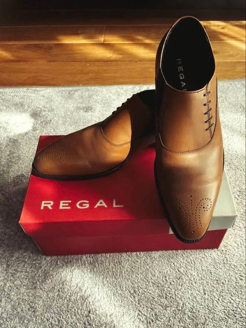 EGAL リーガル サイドエラスティック 26cm ライトブラウン 茶