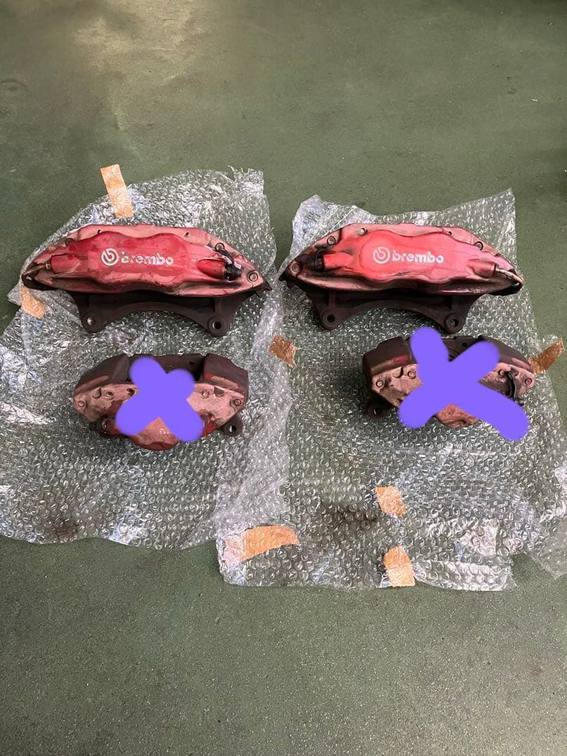 え*き様 brembo ブレーキキャリパー 2個セット 赤